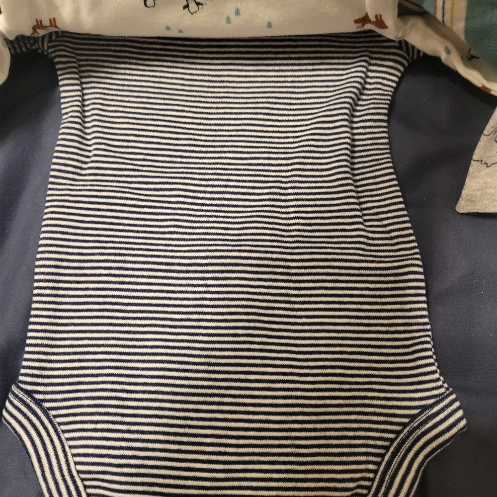 Carters Boys Long Sleeves Bodysuit Size 3Months Package Of 4brand New